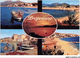 AR#BFP1-20-0186 - PROPRIANO - Vue Générale, La Plage - Multi-vues - Oasis De Beauté - Autres & Non Classés