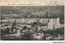 AR#BFP1-16-0153 - SAINTES - Vue Générale De L'hopital - Façade, Coté Jardins - Saintes