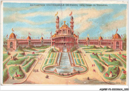 AQ#BFP3-CHROMOS-0673 - EXPOSITION UNIVERSELLE DE PARIS 1878 - Palais Du Trocadéro - Autres & Non Classés