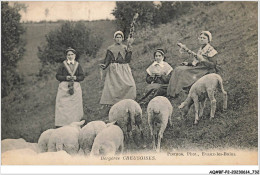 AQ#BFP2-23-0365 - EVAUX-LES-BAINS - Bergères Creusoises - Moutons FILEUSES - Evaux Les Bains