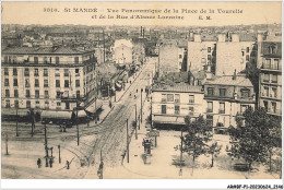 AR#BFP1-94-1075 - ST MANDE - Vue Panoramique De La Place De La Tourelle Et De La Rue D'Alsace-Lorraine - Saint Mande