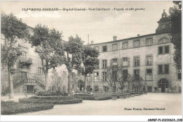 AR#BFP1-63-0600 - CLERMONT-FERRAND - Hôpital Général - Cour Intérieure - Façade Et Aile Gauche - Clermont Ferrand