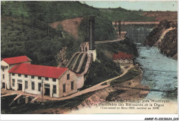 AR#BFP1-03-0013 - Barrage Sur Le Cher A ROCHEBUT, Près Montluçon - Vue D'ensemble Des Batiments Et La Digue - Montlucon