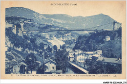 AR#BFP1-39-0389 - SAINT CLAUDE  - Le Pont Suspendu - La Cooperative La Pipe - Saint Claude