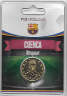 Médaille Touristique Arthus Bertrand AB Sous Encart Football Barcelone Saison 2011 2012 Cuenca - Undated