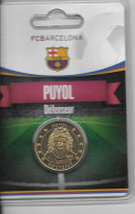 Médaille Touristique Arthus Bertrand AB Sous Encart Football Barcelone Saison 2011 2012 Puyol - Sin Fecha