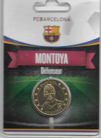 Médaille Touristique Arthus Bertrand AB Sous Encart Football Barcelone Saison 2011 2012 Montoya - Undated