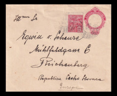 BRAZIL Uprated Ps Cover To Czechoslovakia - Entiers Postaux