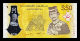 Brunei 50 Ringgit Commemorative 2017 Pick 39a Polymer Sc Unc - Brunei