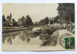 CPA - 51.Chalons Sur Marne. Chemin De Halage - Châlons-sur-Marne