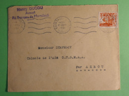 DN17  MAROC   LETTRE  ASSEZ RARE 1951  MARRAKESH A  AZROU    + AFF. INTERESSANT +++ - Lettres & Documents