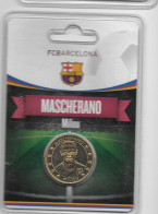 Médaille Touristique Arthus Bertrand AB Sous Encart Football Barcelone Saison 2011 2012 Mascherano - Zonder Datum