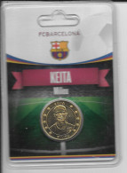 Médaille Touristique Arthus Bertrand AB Sous Encart Football Barcelone Saison 2011 2012 Keita - Sin Fecha