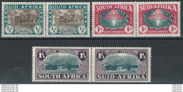 1939 South Africa Giorgio VI 3v. MH SG. N. 82/84 - Sonstige & Ohne Zuordnung