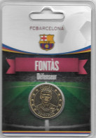 Médaille Touristique Arthus Bertrand AB Sous Encart Football Barcelone Saison 2011 2012 Fontas - Sin Fecha