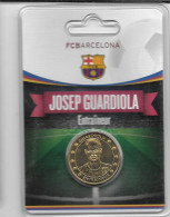 Médaille Touristique Arthus Bertrand AB Sous Encart Football Barcelone Saison 2011 2012 Guardiola - Undated