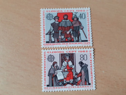 TIMBRES   LIECHTENSTEIN   EUROPA   1982    N  732  /  733   COTE  2,00  EUROS   NEUFS  LUXE** - 1982