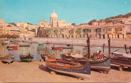 Navigation Sailing Vessels & Boats Themed Postcard Malta Kalkara Creek - Velieri