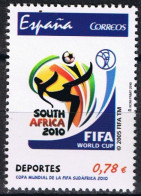 España 2010 Edifil 4571 Sello ** Deportes Copa Mundial De La FIFA SouthAfrica Futbol Michel 4513 Yvert 4218 Spain Stamp - Neufs