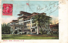 Etats Unis - Hawaii - Honolulu - TH - Moana Hotel - Colorisé - Carte Postale Ancienne - Honolulu