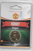 Médaille Touristique Arthus Bertrand AB Sous Encart Football Manchester United  Saison 2011 2012 Rooney - Non-datés