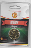 Médaille Touristique Arthus Bertrand AB Sous Encart Football Manchester United  Saison 2011 2012 Rooney - Non Datati