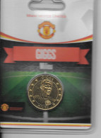 Médaille Touristique Arthus Bertrand AB Sous Encart Football Manchester United  Saison 2011 2012 Giggs - Non Datati