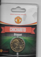 Médaille Touristique Arthus Bertrand AB Sous Encart Football Manchester United  Saison 2011 2012 Chicharito - Sin Fecha