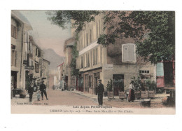 05 EMBRUN, Place Saint Marcellin Et Rue D'Italie. - Embrun