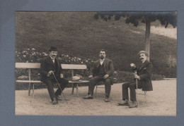CPA - 63 - Châtel-Guyon - Carte-Photo De Trois Curistes - Circulée En 1910 - Châtel-Guyon