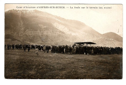 05 ASPRES Sur BUËCH, Le Camp D'aviation. La Foule Sur Le Terrain. Cliché FAURE. - Sonstige & Ohne Zuordnung