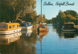 Navigation Sailing Vessels & Boats Themed Postcard Stalham Norfolk Broads - Zeilboten