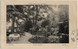 DRESDEN. Hotel Bellevue. Garten-Ansicht. 3628 - Dresden