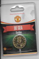 Médaille Touristique Arthus Bertrand AB Sous Encart Football Manchester United  Saison 2011 2012 De Gea - Zonder Datum