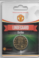 Médaille Touristique Arthus Bertrand AB Sous Encart Football Manchester United  Saison 2011 2012 Lindegaard - Undated