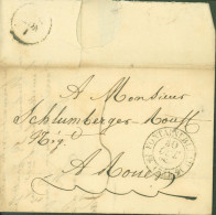 Lettre Avec échantillon De Tissus Seine Et Marne CAD T12 Fontainebleau 30 OCT 1831 Dateur 1 Nov Pour Rouen - 1801-1848: Vorläufer XIX