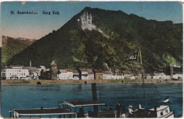 In 6 Languages Read A Story: St. Goarshausen. Burg Katz. The Castle Of Cats. - St. Goar