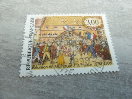 Mulhouse - Bicentenaire De La Réunion De La République - 3f. - Yt 3142 - Multicolore - Oblitéré - Année 1998 - - Gebraucht