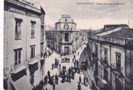Cartolina Castelvetrano ( Trapani ) Piazza Principe Di Piemonte - Trapani