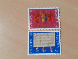 TIMBRES  SUISSE   EUROPA   1982    N  1150  /  1151   COTE  2,50  EUROS   NEUFS  LUXE** - 1982