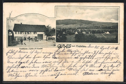 AK Michelau / Württ., Gasthaus Zum Lamm, Ortsansicht  - Autres & Non Classés