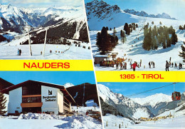 Nauders / Tirol - Bergkastel Seilbahn Skifahrer Skilift - Seilbahnen