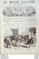 Le Monde Illustré 1870 N°677 Tours (37) Espagne Cortes Italie Rome Mont Palantin Paraguay Sénégal N'diague Cayor - 1850 - 1899