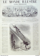 Le Monde Illustré 1870 N°682  Grèce Clephtes Marathon Paris Belleville Explosions - 1850 - 1899