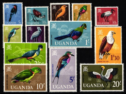 Uganda 87-100 Ohne 94 Postfrisch Tiere Wildtiere #HG305 - Ouganda (1962-...)