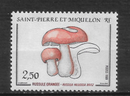 SAINT PIERRE ET MIQUELON N°   486 "  CHAMPIGNONS " - Nuovi