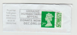 United Kingdom 2022 2nd Class With Barcode With 'Ukraine Humanitarian Appeal' Slogan ° Used - Oblitérés