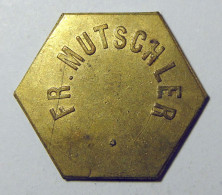 Alsace - 67 - Strasbourg - Fr. Mutschler - 25c - Noodgeld