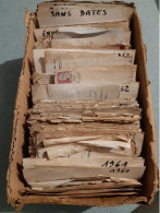 LOT DE + DE 270 LETTRES CORRESPONDANCE ANNEES 1962 1963 RECUES ET ENVOYEES ARMEE ET APRES TREMBLAY 35 - Lettres & Documents