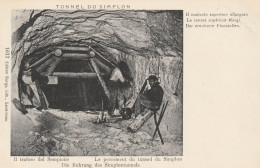 VS243  --   TUNNEL DU SIMPLON  --   LE PERCEMENT DU TUNNEL DU SIMPLON  --  LE TUNNEL SUPERIEUR ELARGI - Simplon